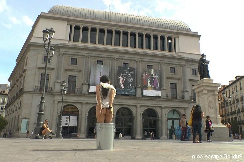 17P Chiara Diletto spanish babe is public exposed in bondage and humiliated by kinky