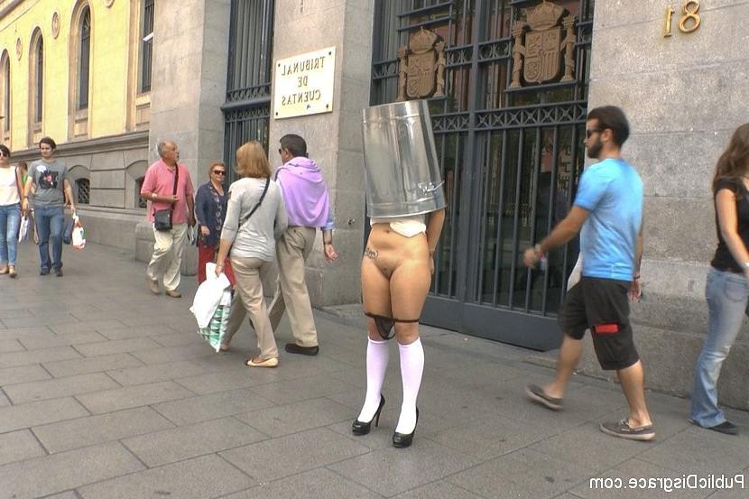17P Chiara Diletto spanish babe is public exposed in bondage and humiliated by kinky