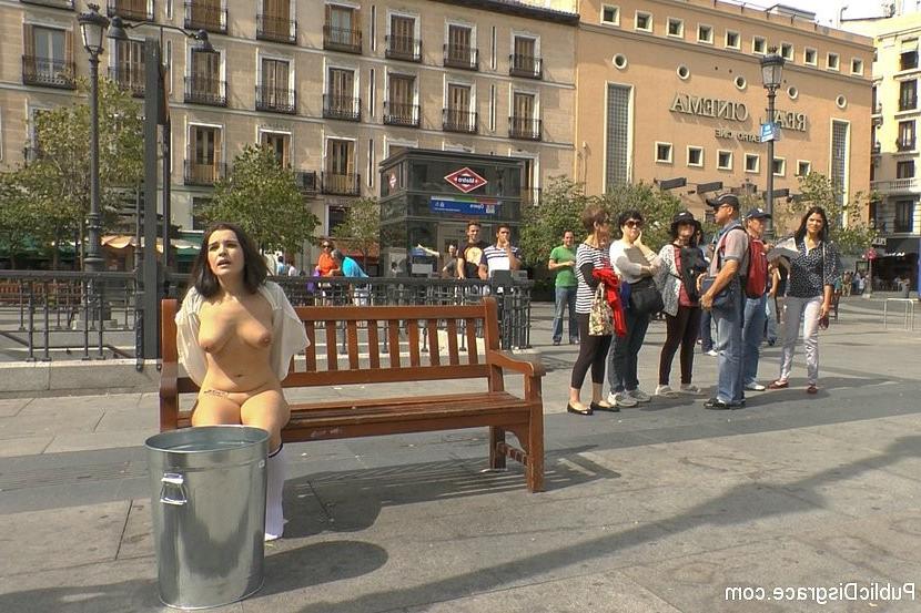 17P Chiara Diletto spanish babe is public exposed in bondage and humiliated by kinky