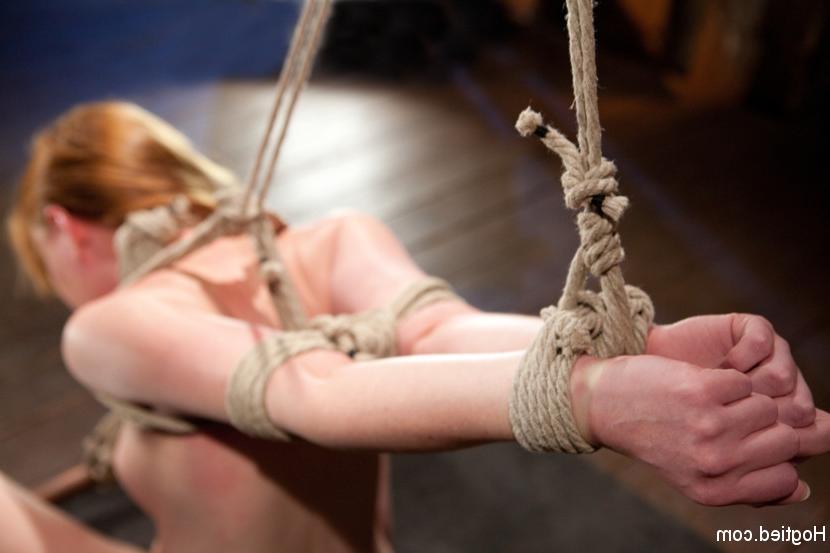 15P Marie McCray can't get enough rope bondage at home, so she's back begging Hogtie