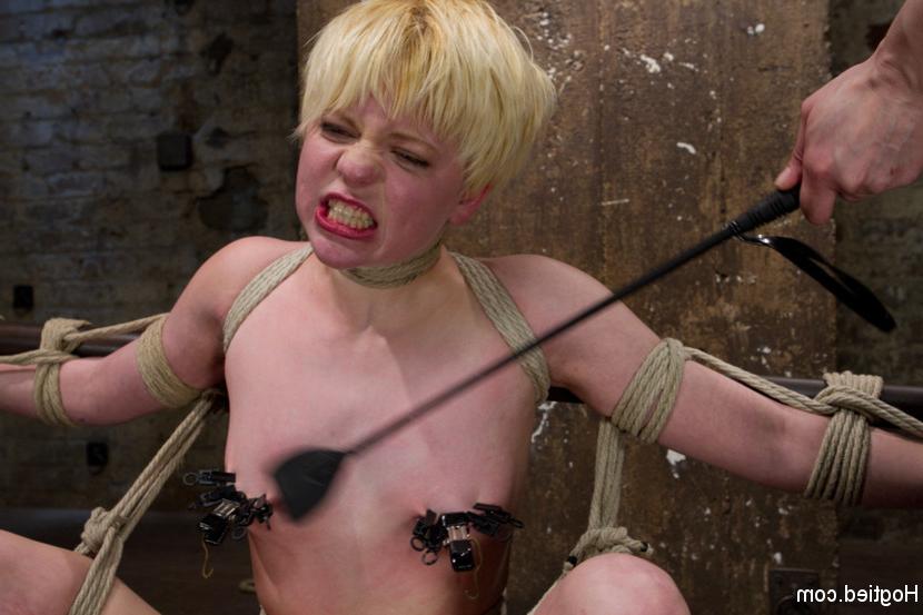 15P Welcome young and innocent Alani Pi to HogTied. She is run though her paces in a