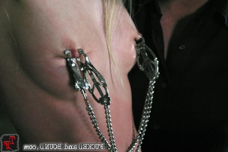 15P Excited blonde in bondage act fucked tight and gets facial