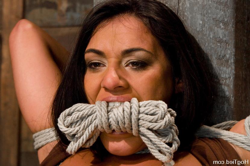 15P First hardcore bondage experience for amazing girl Charley Chase