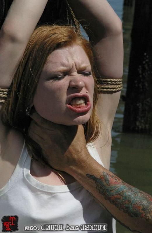 15P Excited Madison Young having rough sex in water bondage