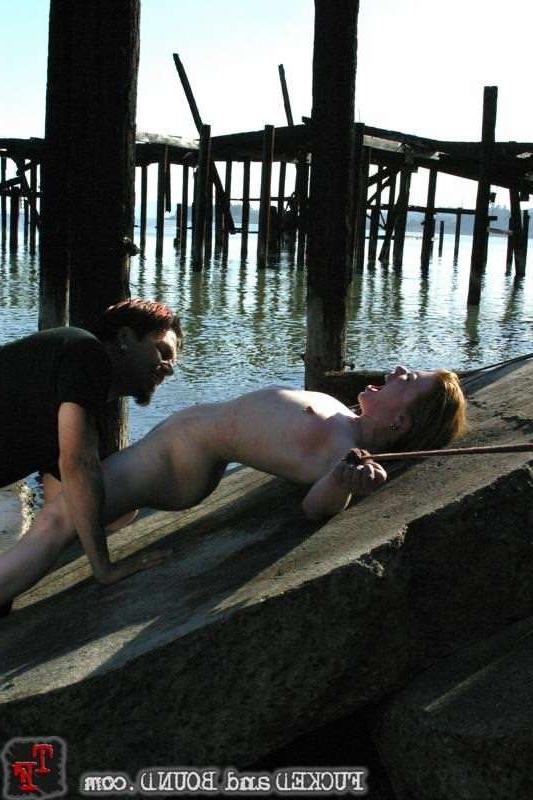 15P Excited Madison Young having rough sex in water bondage