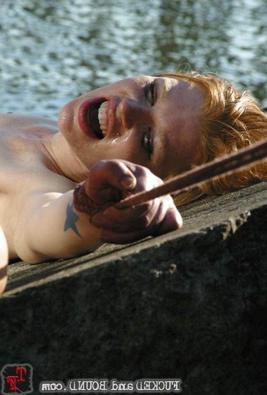 15P Excited Madison Young having rough sex in water bondage