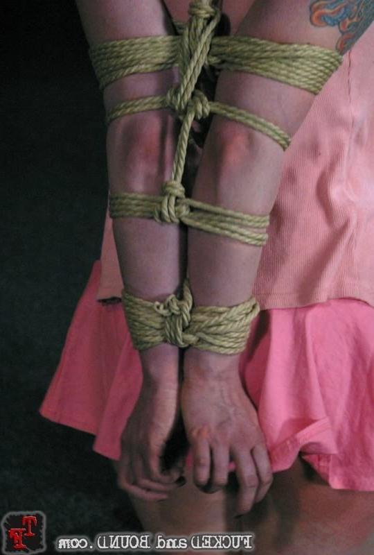 15P Helpless blonde tasted prick and fucked tight in bondage act