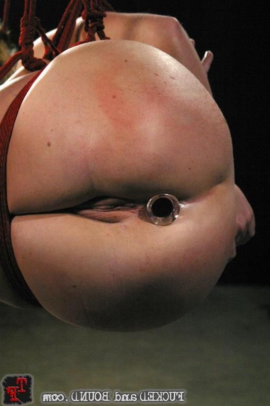 15P Blonde haired lass in rope bondage and fucked in maledom
