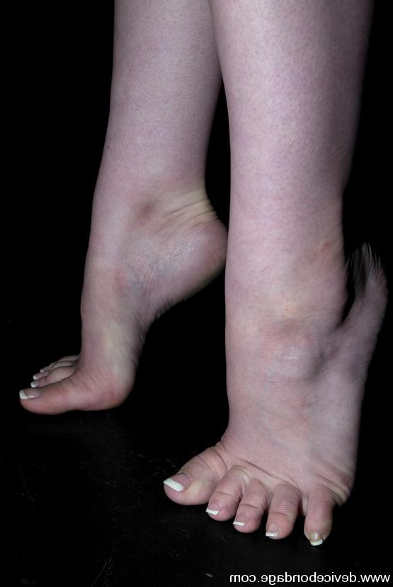 15P Amie suffers through several brutal bondage ties