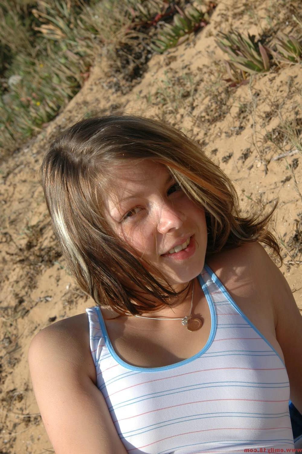 16P Amateur teen upskirt at beach
