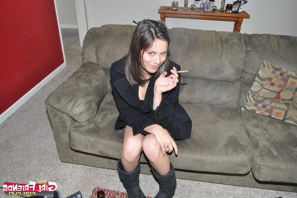 15P Sweet exgirlfriends Blair Cash and Nena James smoking and gettin
