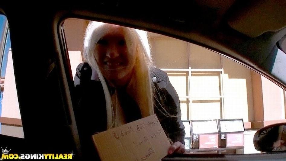 16P Gorgeous blonde Lila Rose sucks and fucks big stiff cock for cash