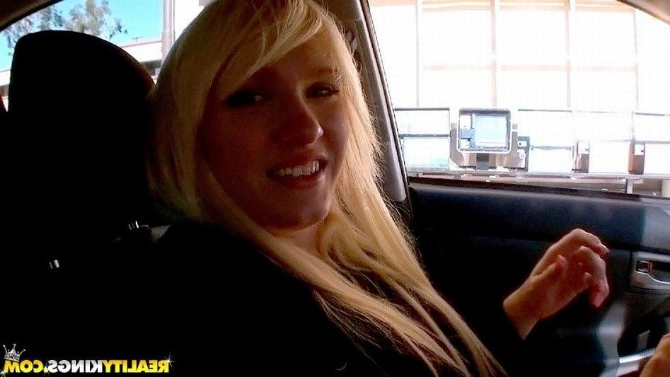 16P Gorgeous blonde Lila Rose sucks and fucks big stiff cock for cash