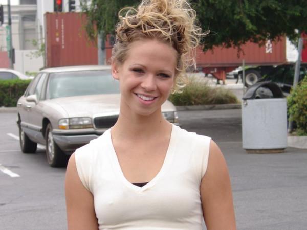16P Cute blonde teen sucks old cock for cash