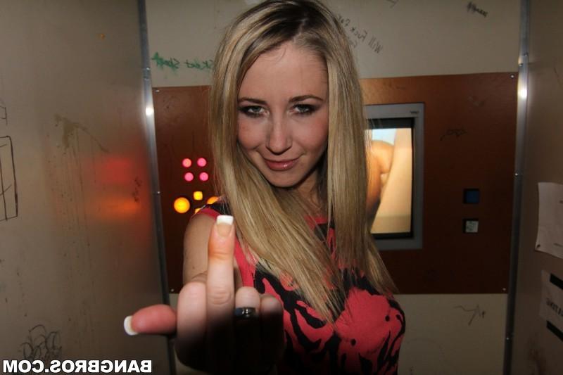 16P Hottie Casi James Sucking Cock And Getting Fucked At A Glory Hole