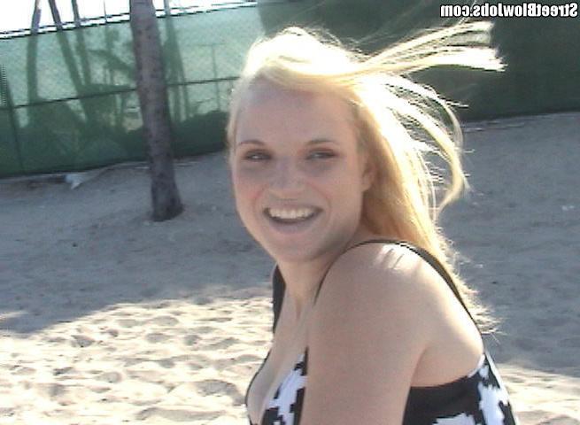 13P This hot blonde babe takes a nut shot in the eye for some spare cash in these ho