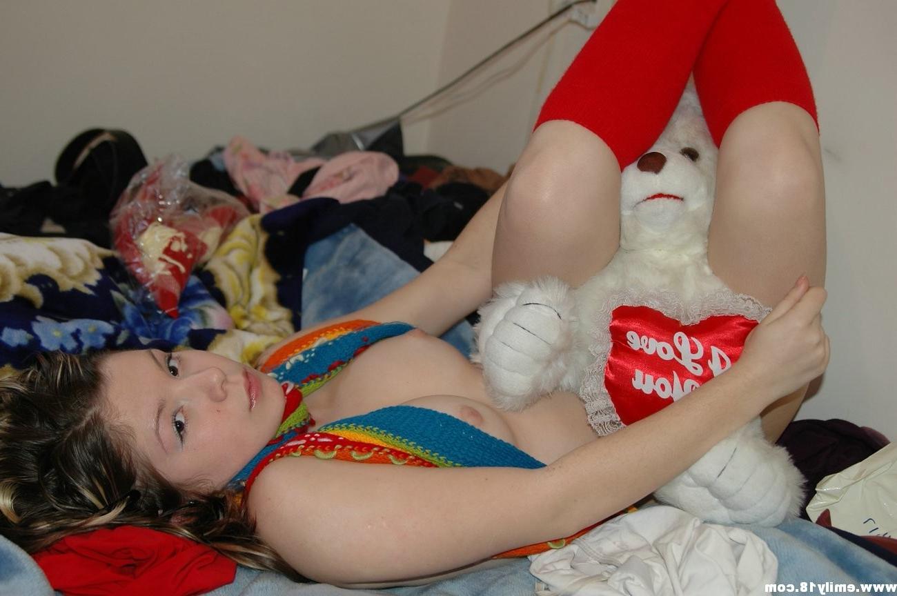 16P Amateur teen girl humps stuffed animal