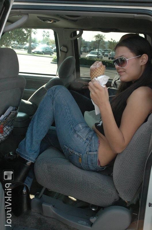 16P Horny brunette teen hardcore threesome sex for cash