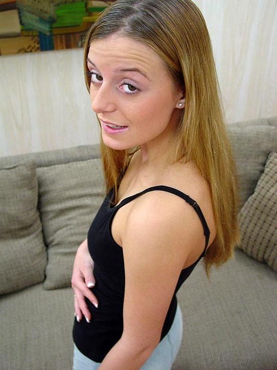 17P Sweet teenager getting naked for cash