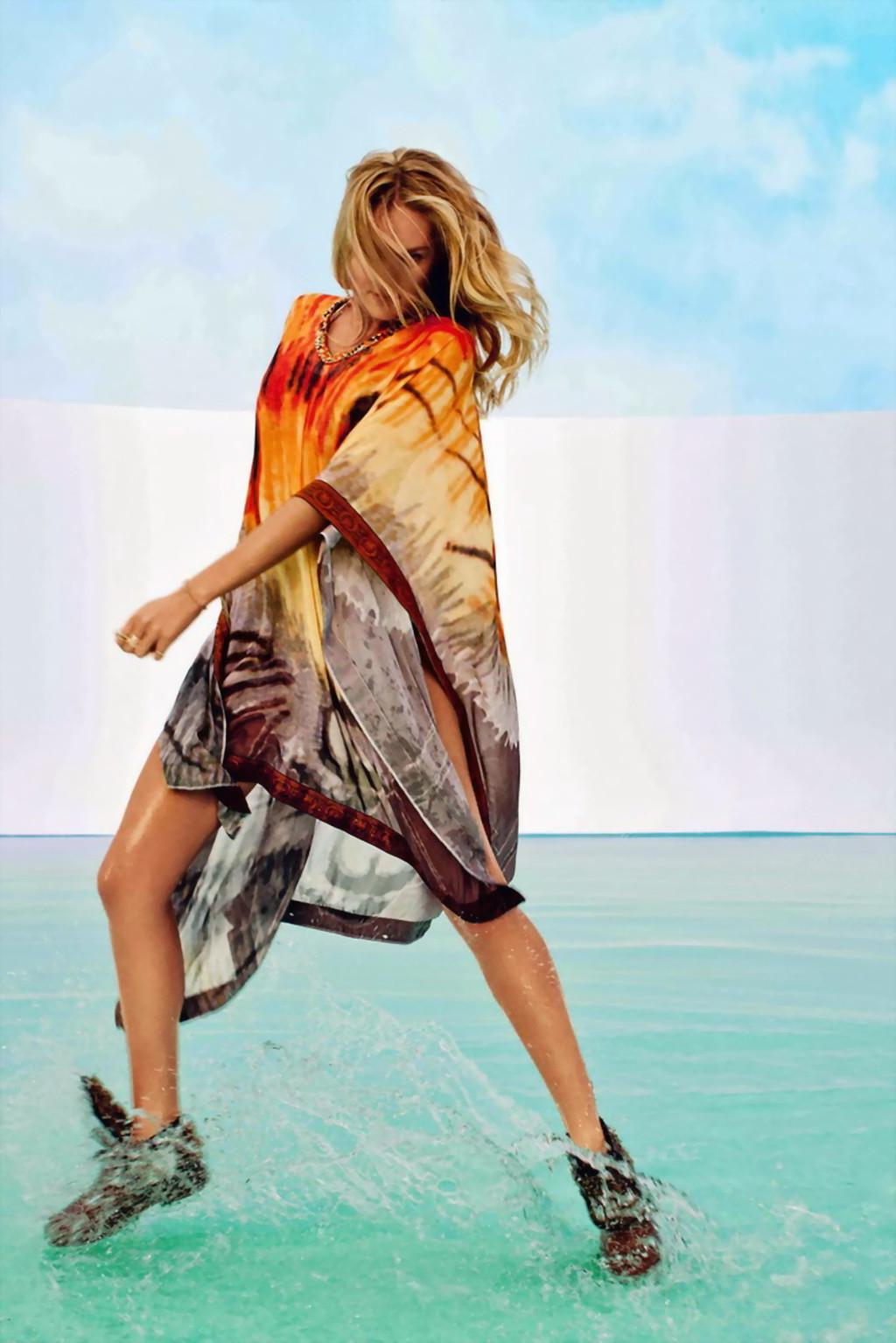 16P Candice Swanepoel showing off her perfect bikini body for Agua Bendita Collectio