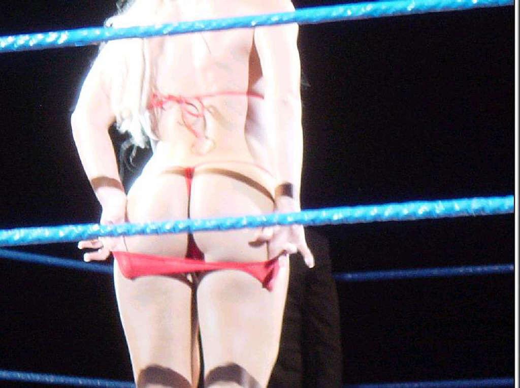 16P Torrie Wilson showing perfect ass in the ring and her sexy and hot body