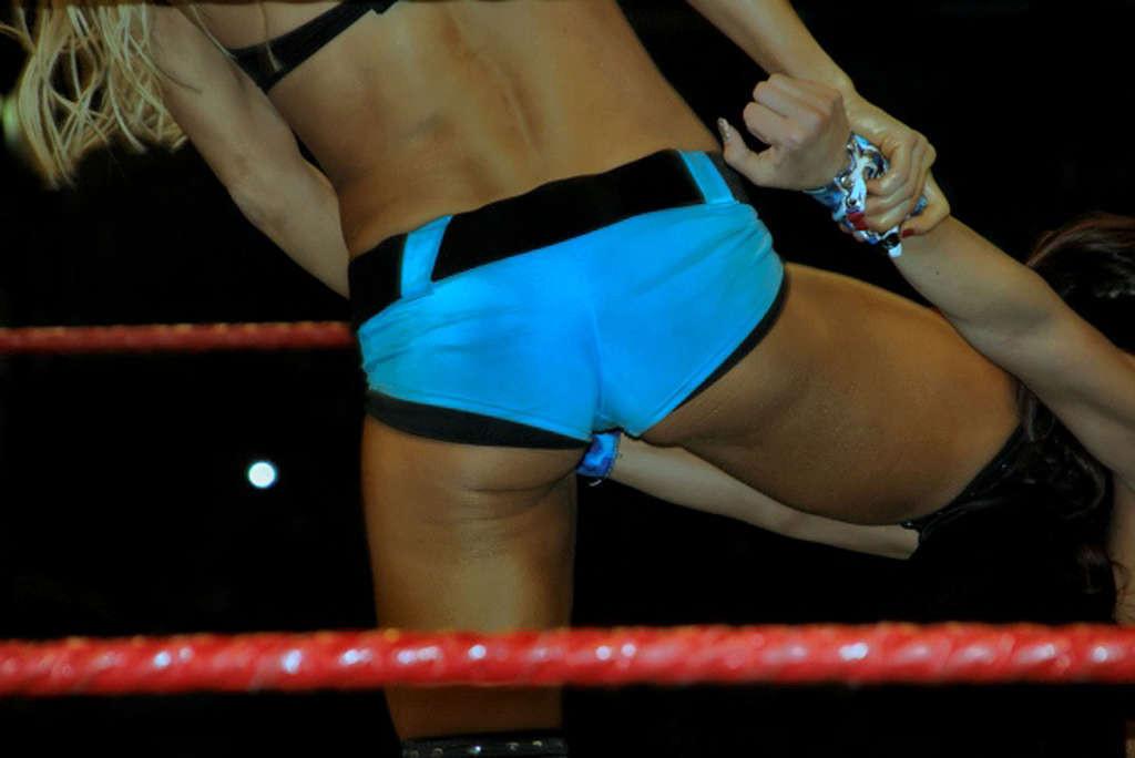 16P Torrie Wilson showing perfect ass in the ring and her sexy and hot body
