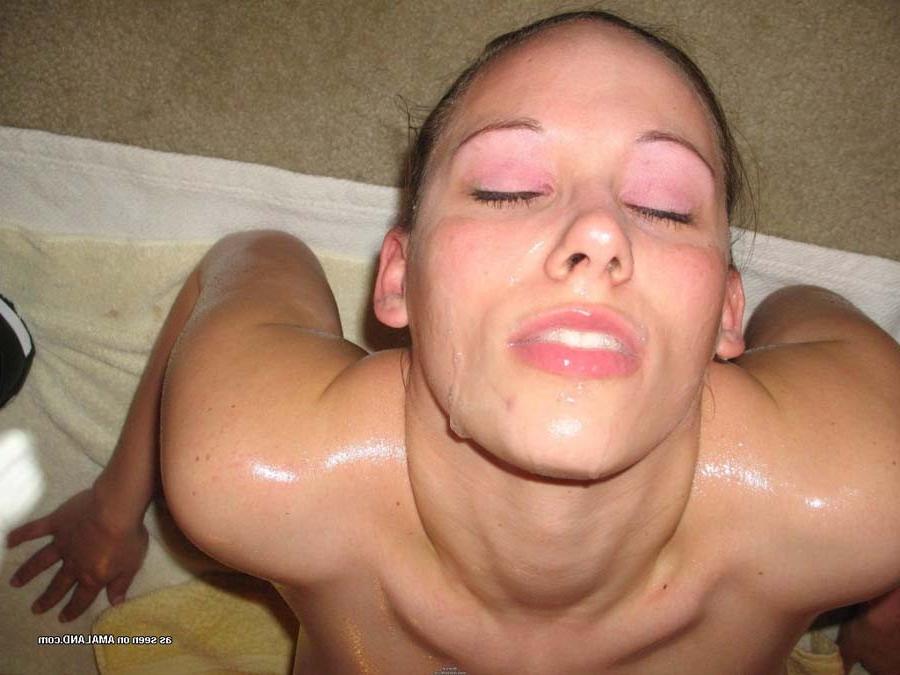 15P Horny amateur teen babes covered in cum