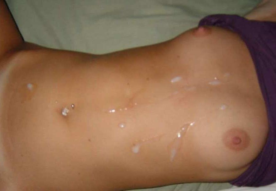 15P Nice selection of jizzed on naughty amateur teen girlfriends