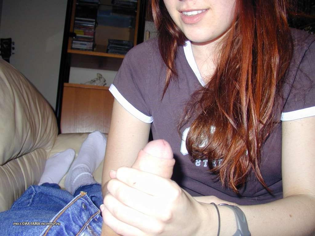 15P Amateur teen GF handjob and blowjob for cumshot in homemade pix