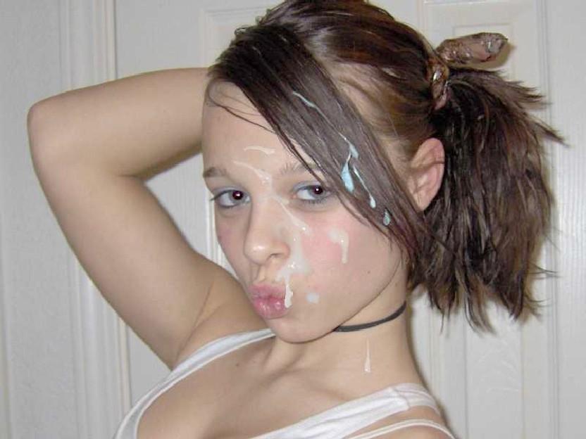 11P Assorted homemade amateur teen girlfriend cumshots and facials