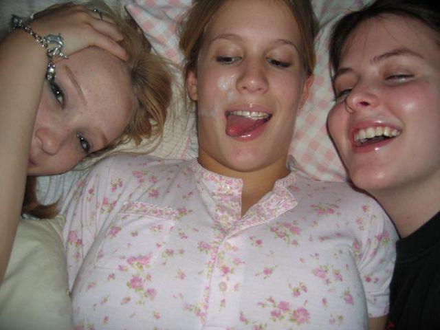 15P Assorted homemade amateur teen girlfriend cumshots and facials
