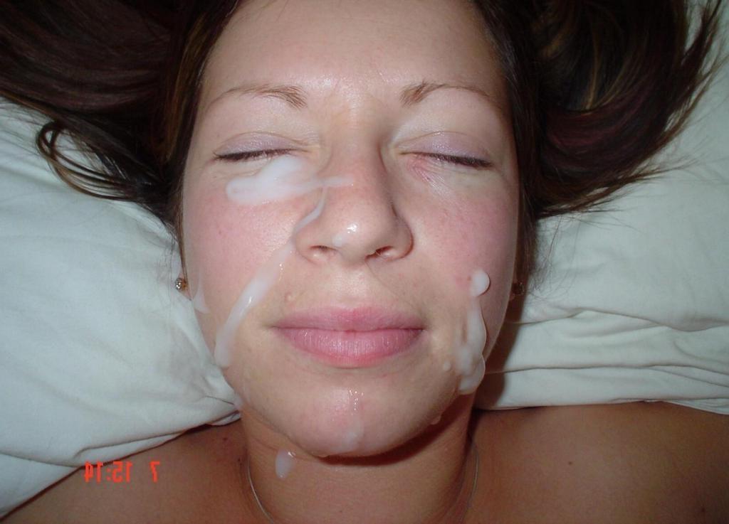 15P Messy homemade amateur teen girlfriend facial cumshot collection