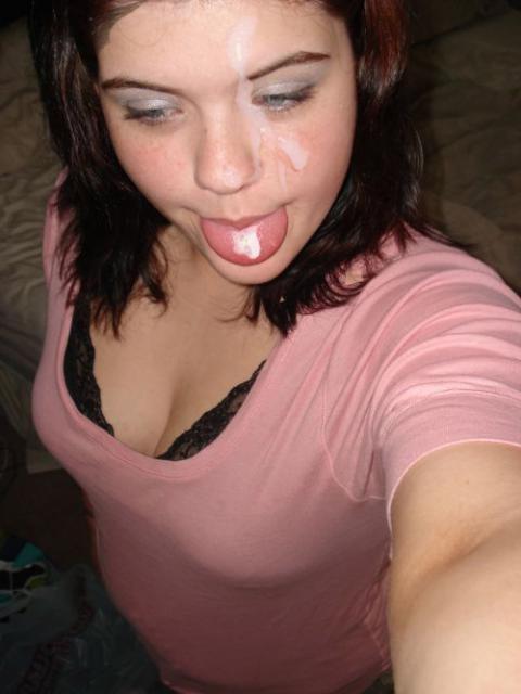 15P Messy homemade amateur teen girlfriend facial cumshot collection