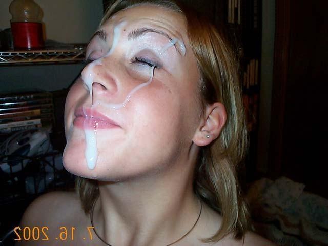 15P Messy homemade amateur teen girlfriend facial cumshot collection