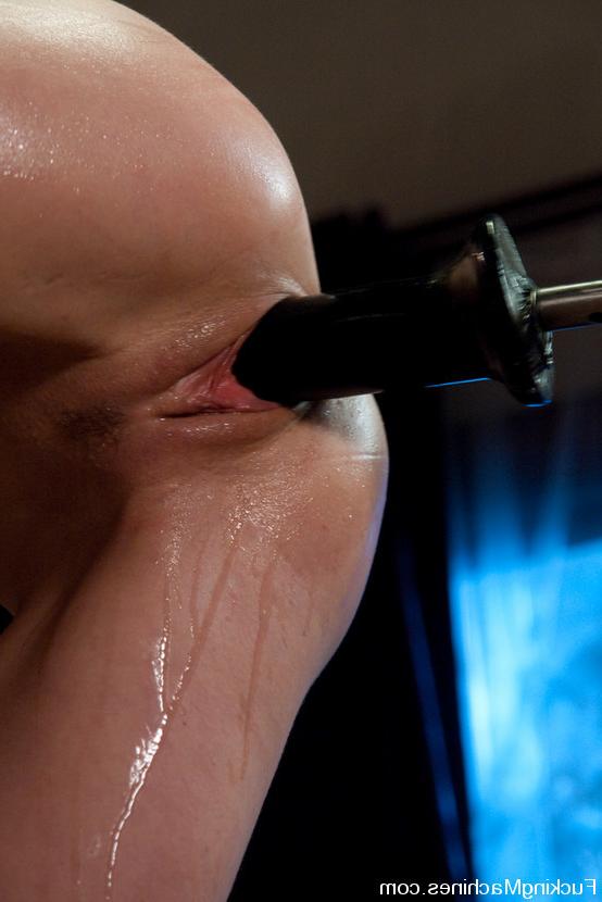 15P Squirting MILF pinup hottie cums hard from hooked black dong going mach 4 on a f