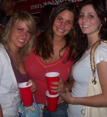 15P Nice sexy amateur girls posing in front of camera