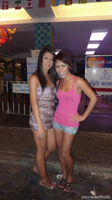 15P Amateur Ladyboy Girlfriends Flashing On The Streets Of Bangkok Shemale Babes