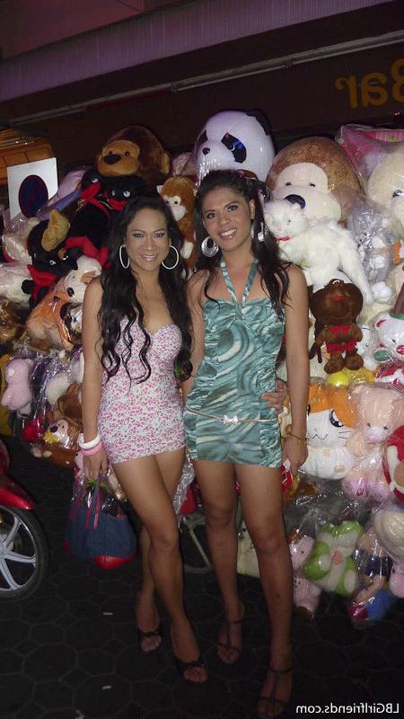 15P Amateur Ladyboy Girlfriends Flashing On The Streets Of Bangkok Shemale Babes