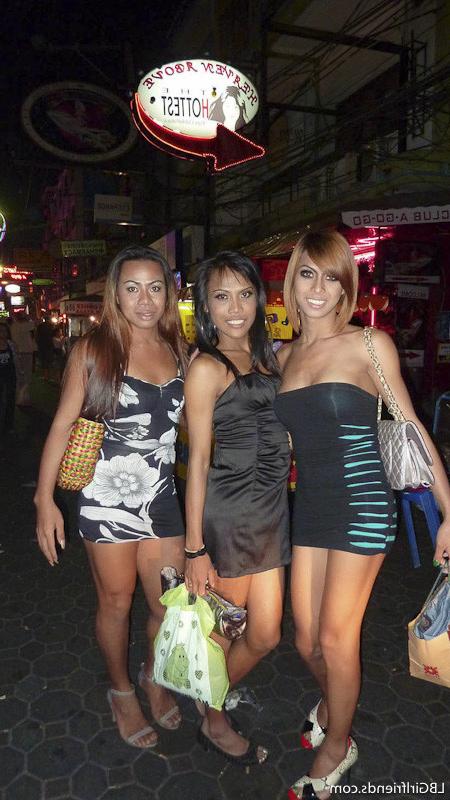 15P Amateur Ladyboy Girlfriends Flashing On The Streets Of Bangkok Shemale Babes