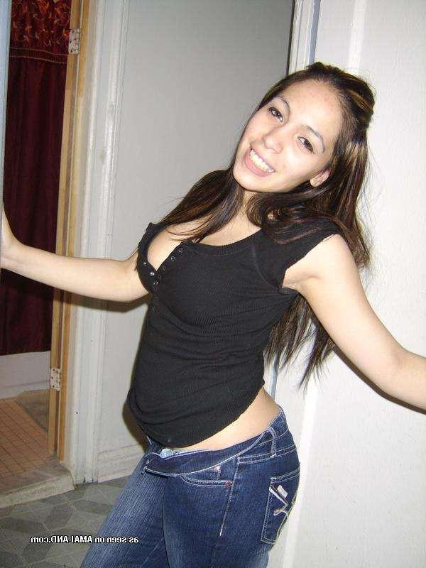 15P Assorted homemade snapshots of Latina amateur teen girlfriends