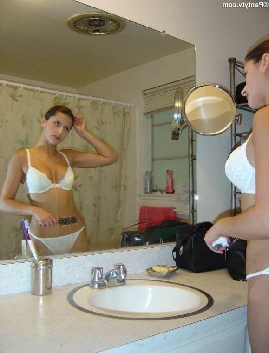 16P Amateur teen in panties and bras