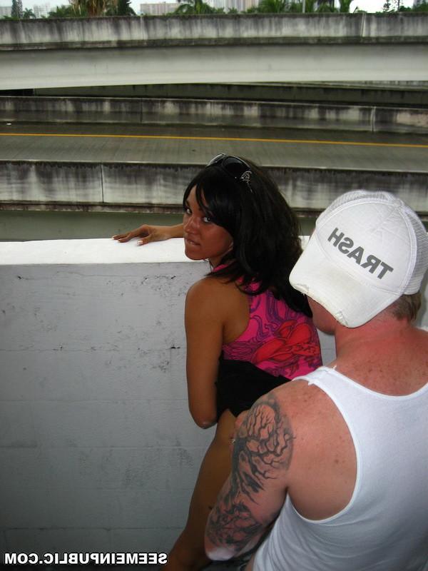 16P Sexy amateur latina gets fucked and cumshot on street for cash