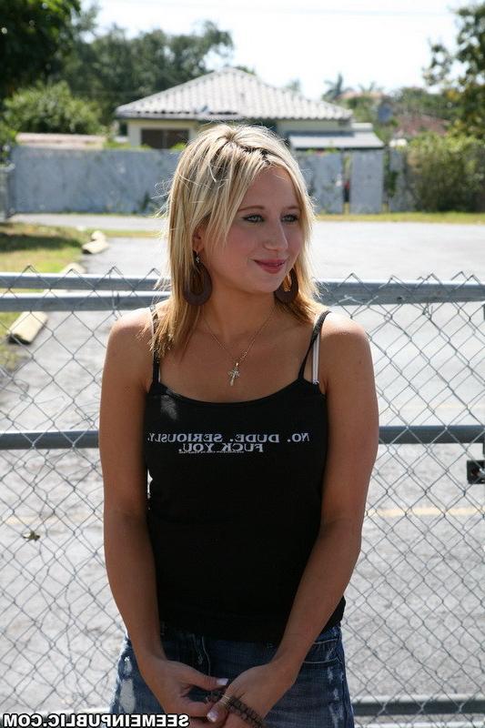 16P Kinky broke blonde amateur getting fucked for cash and pizza