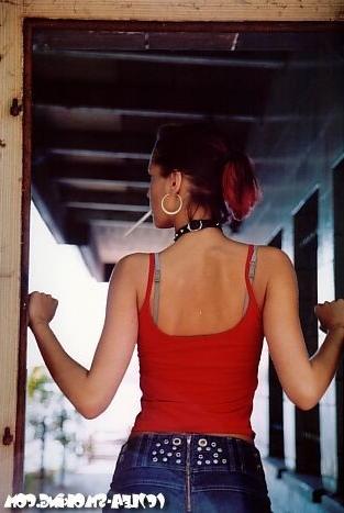 16P amateur teen babe smoking outside