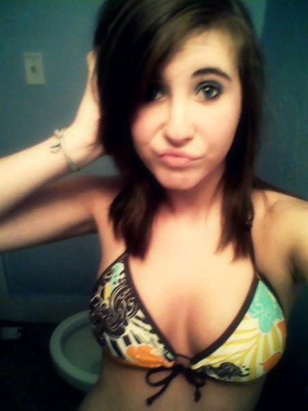 15P Emo amateur teen gfs teasing in panties