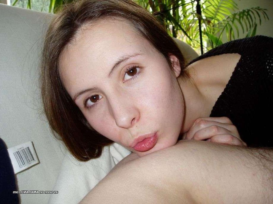 15P Homemade pix of amateur teen GF posing in panties then stripping