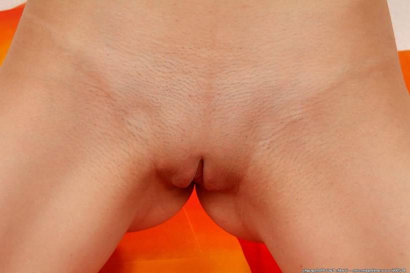 15P Cute tiny titty amateur teen shows off her shaved pussy