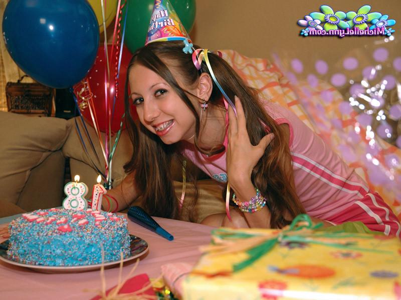 15P naughty amateur teen michelle lynns b-day party
