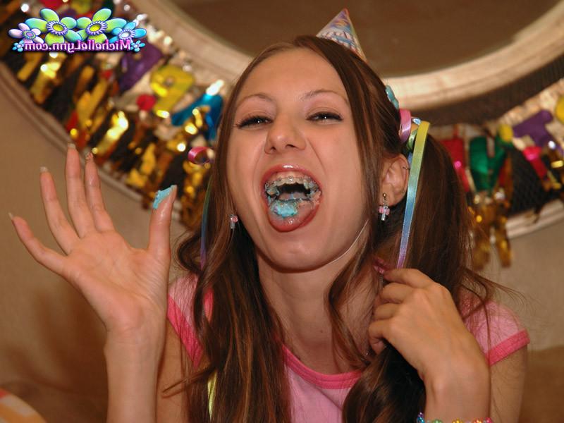 15P naughty amateur teen michelle lynns b-day party