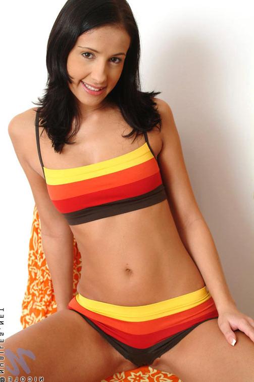 13P Oh my god this girls body is so tight and perfect she squeezes her small boobies